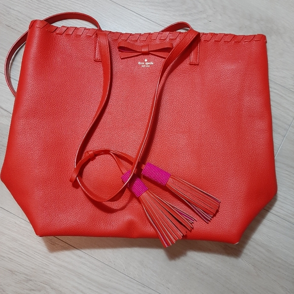 Kate spade red tote